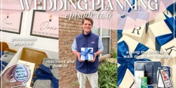 WE SIGNED OUR WEDDING VENUE!💍 | Wedding Planning Series Ep. 2, Groomsmen Proposal, Hair & Makeup