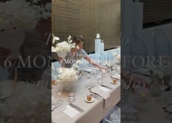 What to do 6 months before your wedding | Luxury Wedding Planning Suggestions by The Curated Wedding