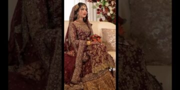 Pakistani Bridal Dresses 2025 | Bridal Barat  Dresses | Bridal Lehenga Maxis Wedding Dress #shorts
