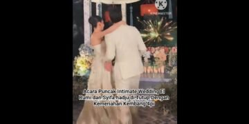 Acara Puncak Intimate Wedding El Rumi dan Syifa hadju di Tutup Dengan Pesta Kembali 4pi