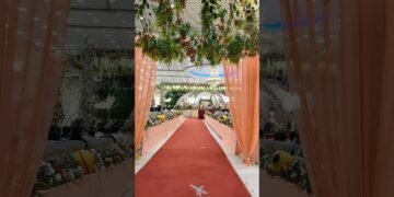 Premium Reception 💒 Venue Arul arasan palace #chennai #wedding #event #eventplanner #receptionstage