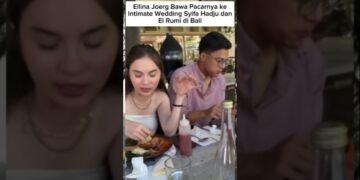 Ellina Joerg bawa Pacar Barunya ke Intimate Wedding Syifa Hadju dan El Rumi di Bali