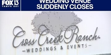 Wedding venue suddenly closes