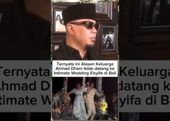 Ini Alasan Ahmad Dhani sekeluarga tidak datang ke Intimate Wedding Syifa Hadju dan El Rumi di Bali