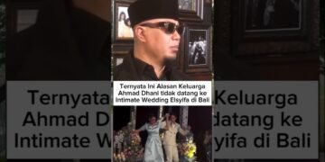 Ini Alasan Ahmad Dhani sekeluarga tidak datang ke Intimate Wedding Syifa Hadju dan El Rumi di Bali