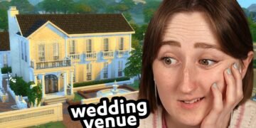 i got married irl… so i built a marriage venue within the sims