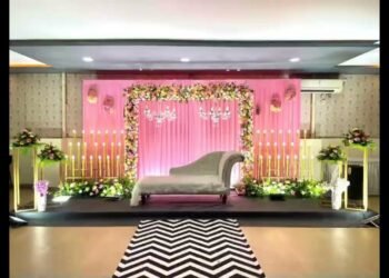 Bridal stage decoration design