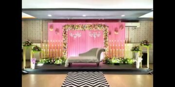 Bridal stage decoration design