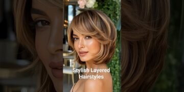 Stylish Layered Hairstyles#hairstyle #hair #haircut #trending #viral #hairstyles #wedding #party