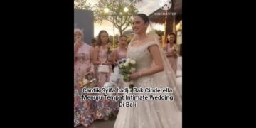 Cantik Syifa hadju Bak Cinderella Menuju Tempat Intimate Wedding Di Bali
