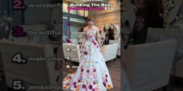 I Rank The Best Wedding Dress Ever #tiktoktrend   #usa #shorts
