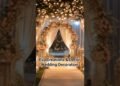 Luxury Wedding Reception Decor 👑 | Beautiful Stage Design #viralshorts #receptiondecor #explorepage
