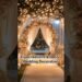 Luxury Wedding Reception Decor 👑 | Beautiful Stage Design #viralshorts #receptiondecor #explorepage