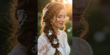 Floral Bridal Hair Goals 2026#hairstyle #hair #trending #viral #wedding #party
