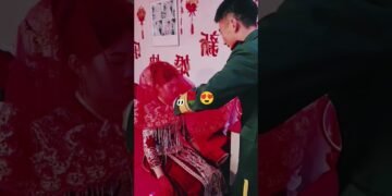 Beautiful 💐Chinese Wedding Dress ❤️ Traditional Bridal Outfit Moments👌💐🌹