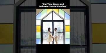 "Our Very Easy and Intimate Church Wedding"