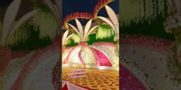 Latest Design Stage Decoration।  #wedding #decoration #ytstudioes @Newflowerdecoration