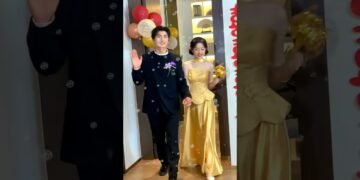 Beautiful Chinese Style Wedding Dress ✨ Elegant Red & Gold Bridal Fashion #wedding #shorts
