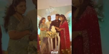 Couple Entry at Trivandrum Club | Kerala Wedding Reception by Shaadi Spaces | Intimate Weddings