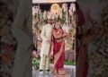 Royal Wedding Stage Design | Premium Reception Decor 🤍 #shorts