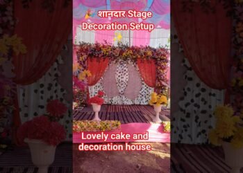 💝Most beautiful weeding stage design💝 #wedding #decoration #decor