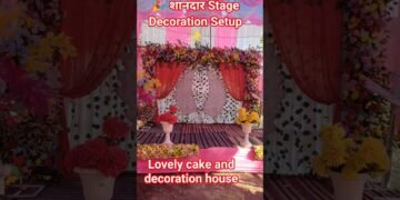 💝Most beautiful weeding stage design💝 #wedding #decoration #decor