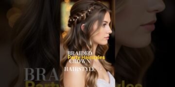 Braided Crown Hairstyles#hairstyle #haircut #haircare #hair#viral #trend #hairstyles#wedding #party