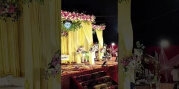 Luxury Wedding Stage Decoration 😍 | Royal Haldi & Mandap Setup | Siddhi Vinayak Decoration