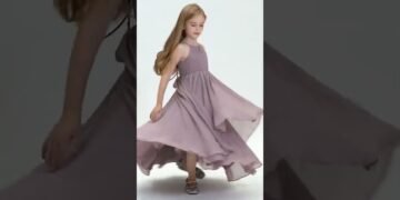 2-12 Years Kids Dress for Girls Wedding Dress #short #shorts