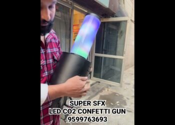 SUPER SFX LED CO2 CONFETTI GUN #sfx #tiwarisalesstageeffects #wedding #party #youtube