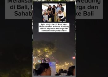Syifa Hadju dan El Rumi akan mengadakan Intimate Wedding di Bali