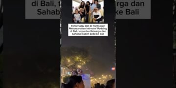 Syifa Hadju dan El Rumi akan mengadakan Intimate Wedding di Bali