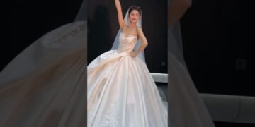 Nanjing Satin Wedding Dress ✨ Viral Diamond Satin Bridal Gown Every Girl Will Love 👑