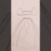 The way to draw a marriage 💒 dress 👗 step-by-step with easy fast way