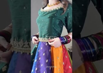 Hey girls❤Easy methods to dress for mehndi😍✨ #mehndi #dress #wedding #shorts #unfrezzmyaccount