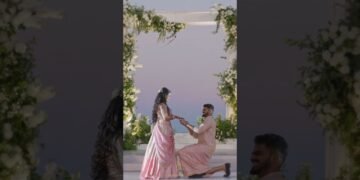 Rome Engagement Ceremony Highlights | Intimate Indian Wedding Decor Ideas