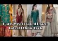 Party Wear Designer Flared Plazo Designs Ideas ✨️👗l Recent Dress Design 2026 | Wedding Dress  Designs l