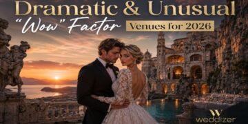 Top 10 Most Dramatic & Unusual Wedding Venues for 2026 That Will Leave Guests Speechless