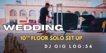 DJ Gig Log: 54 Solo Wedding on the tenth Floor