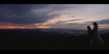Nicole & Michael Announce Their Pregnancy at Their Intimate Wedding in Idyllwild, California