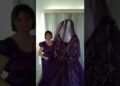Order 159 Video 6 Midnight Purple Orchid Wedding Dress