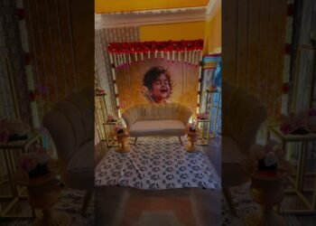 🔥 Stunning Wedding Decor Setup 😍 | Tamil Nadu Grand Stage Design #Shortstamilwedding #stagedecor