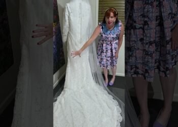 Order 616 Video 5 Lace Wedding Dress With Split