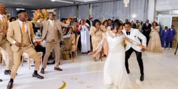 Zimbabwean Wedding Lit Reception Entrance Dance