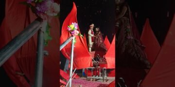 Indian Wedding Lotus Theme 🌸 | Trending Shorts