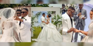 OUR INTIMATE GARDEN WEDDING VOW CEREMONY- WALKING DOWN THE AISLE WITH A PICTURE OF MY LATE DAD.