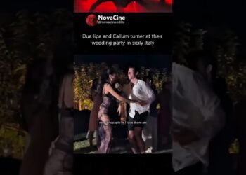 Dua Lipa and Callum Turner at Their Wedding Party in Sicily 😭❤️