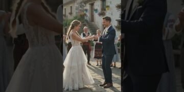 City wedding dress dence video #trendingshorts #ytshorts #shortsfeed