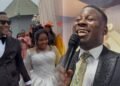 WATCH THE GLAMOROUS ENTRANCE OF BBO & HIS WIFE TO THEIR WEDDING PARTY USHERED  IN BY KAMO STATE