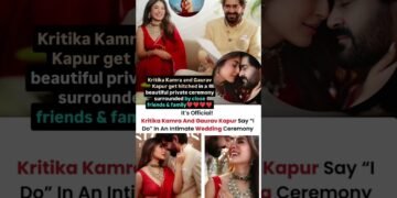 Kritika Kamra & Gaurav Kapur gets married in an intimate wedding ceremony #kritikakamra#gauravkapoor